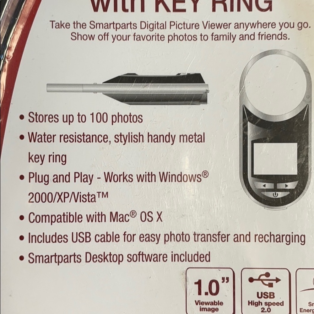 Smartparts Digital Picture Viewer with Key Ring - Picture 8 of 13